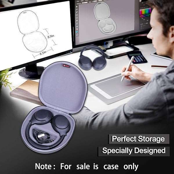 XANAD XANAD Hard Case for Sony WH-CH720N & XB900N - Protective Storage Bag for Wireless Noise Canceling Headphones - View 8 of 8