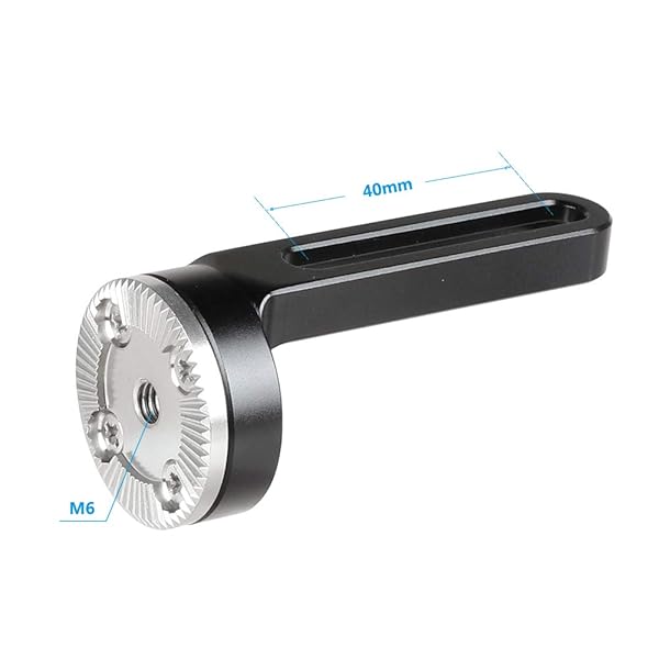 CAMVATE CAMVATE M6 Rosette Extension Adapter with 1/4"-20 Thread and 40mm Mounting Groove for Easy Installation - View 3 of 6