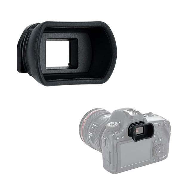KIWIFOTOS Upgrade Your Canon Camera: Kiwifotos Long Soft Viewfinder Eyecup for EOS 90D, 80D, 70D, 6D Mark II & More