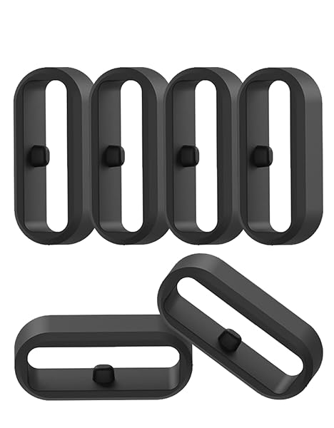 Silicone Fastener Rings for Samsung Galaxy Watch 7 6 5 4 FE Active 2 Band Keeper Replacement Loop Holder Retainer