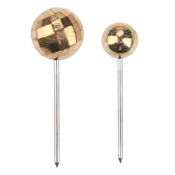 Jectse 300pcs Gold Round Head Pins for Sewing, Weddings, Corsages & Dressmaking - Perfect Quilting & Marking Tool - View 4 of 11