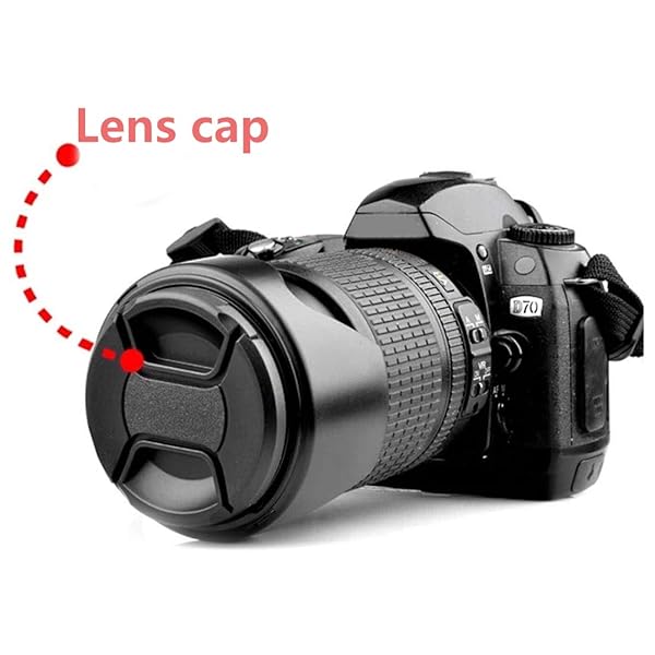 Amopofo 58mm Lens Cap for Nikon Canon Sony Compatible with 58mm Camera Lenses - View 2 of 4