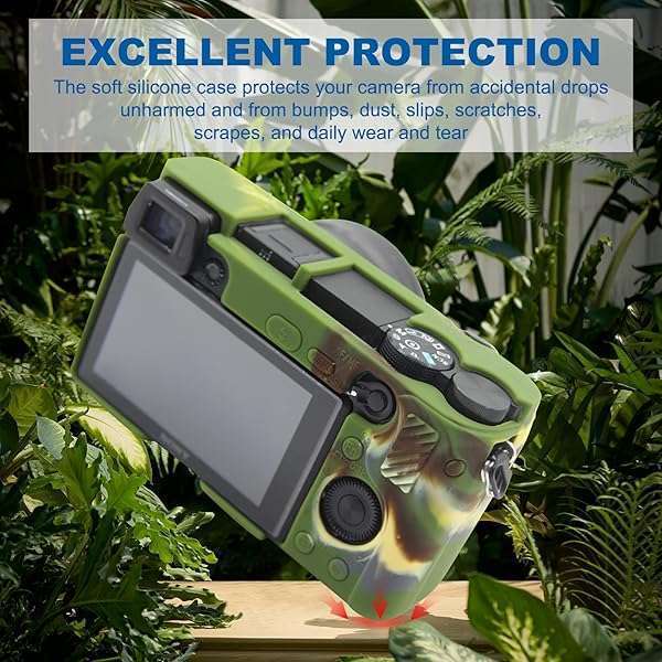 Easy Hood Easy Hood Case for Sony Alpha A6100/A6300/A6400 - Anti-Scratch Silicone Protective Cover (Black) - View 5 of 9