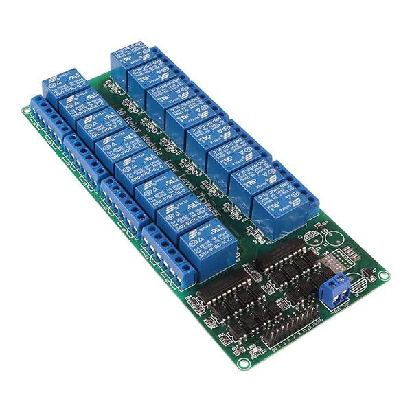 ACEIRMC ACEIRMC 5V 16 Channel Relay Interface Board Module for Arduino DIY Kit Power Optocoupler LED LM2576 1pcs - View 2 of 7