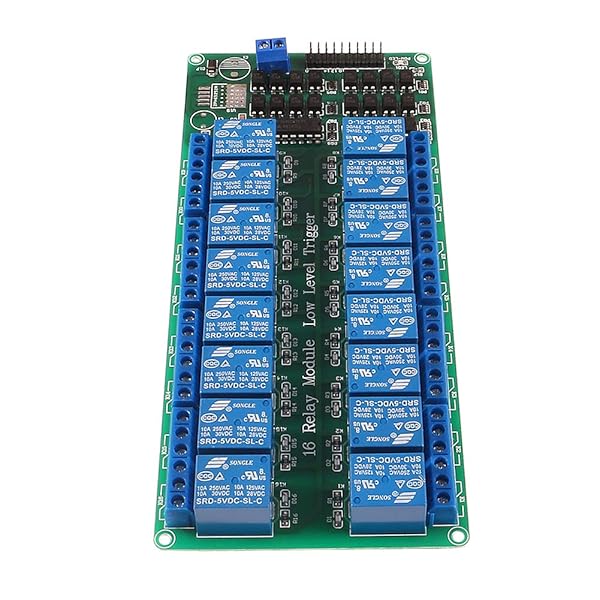ACEIRMC ACEIRMC 5V 16 Channel Relay Interface Board Module for Arduino DIY Kit Power Optocoupler LED LM2576 1pcs - View 3 of 7