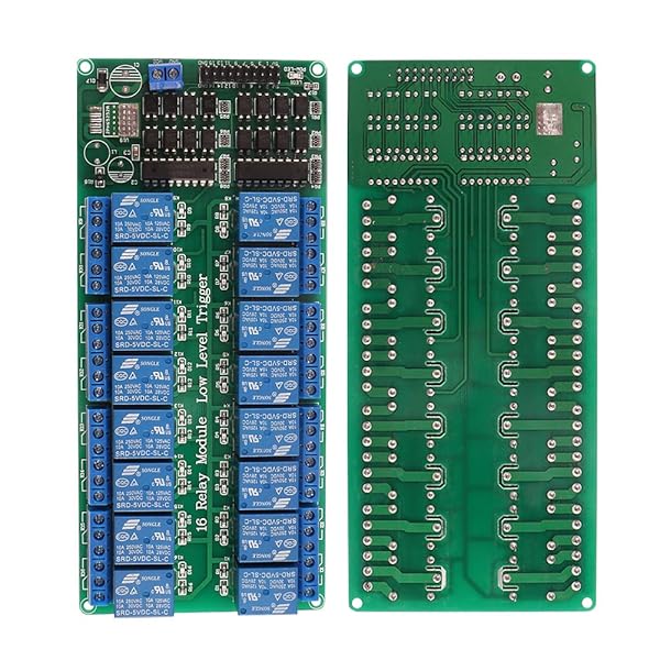 ACEIRMC ACEIRMC 5V 16 Channel Relay Interface Board Module for Arduino DIY Kit Power Optocoupler LED LM2576 1pcs - View 5 of 7