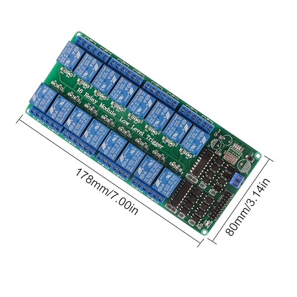 ACEIRMC ACEIRMC 5V 16 Channel Relay Interface Board Module for Arduino DIY Kit Power Optocoupler LED LM2576 1pcs - View 7 of 7