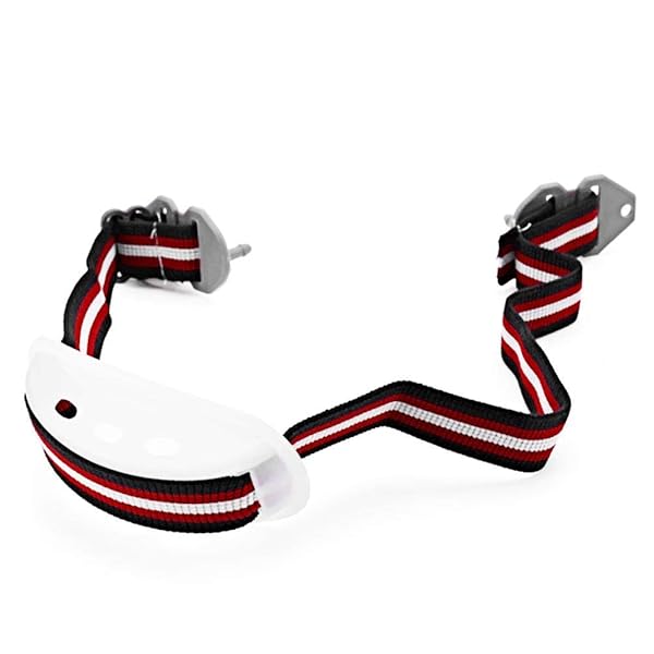Sonew Universal Hard Hat Chin Strap - Detachable White Elastic Safety Sling for Construction Helmets