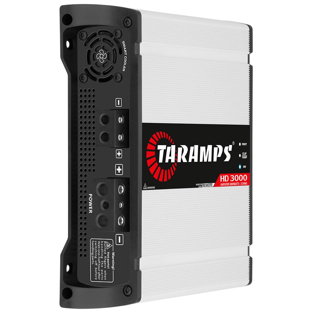 Taramp's Taramps HD 3000 Monoblock Class D Amplifier 3000 Watts RMS Full Range Car Audio with LED Monitor Indicator and Crossover - View 2 of 9