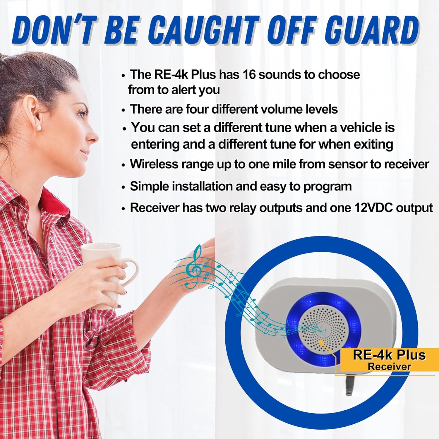 Dakota Alert Dakota Alert Long Range Driveway Alarm Motion Detector Wireless System for Outdoor Use with One Mile Range and Transmitter Receiver Combo - View 3 of 4