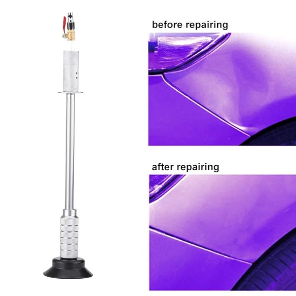 Qiilu Qiilu Pull Hammer Heavy Pneumatic Sag Repair Tool for Car Body Dent Removal and Suction Cup Slide Repair - View 2 of 9