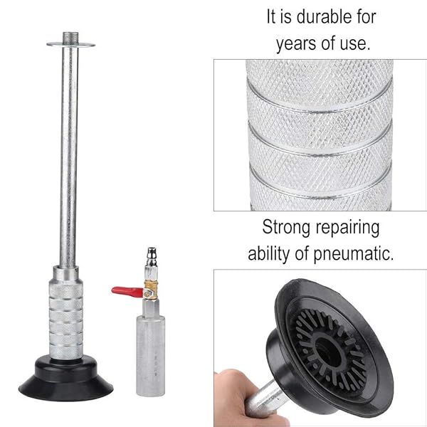 Qiilu Qiilu Pull Hammer Heavy Pneumatic Sag Repair Tool for Car Body Dent Removal and Suction Cup Slide Repair - View 3 of 9