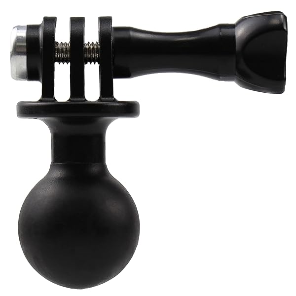 QKOO QKOO Ball Mount Adapter for GoPro Hero 13 12 11 10 9 8 7 6 5 4 3+ Osmo Action AKASO SJCAM Cameras with 1 Inch Diameter Ball and Thumb Screw - View 5 of 8
