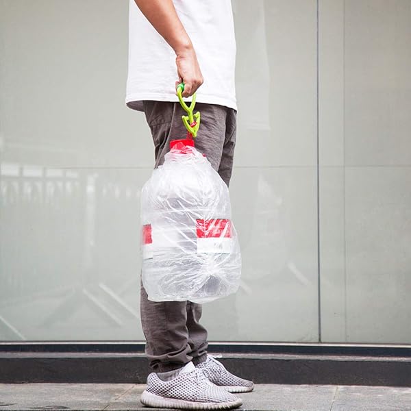 Pankia Go Pankia Grocery Bag Holder 2 Pack Soft Grip Handle Carrier Holds Up to 80lbs Ideal for Shopping and Organizing - View 5 of 7