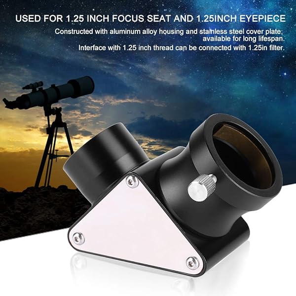 PUSOKEI Tangxi Diagonal Mirror 125inch 90 Degree Dielectric Adapter for Telescope Eyepiece Accessories - View 3 of 10