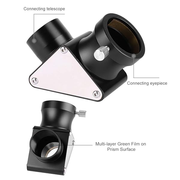 PUSOKEI Tangxi Diagonal Mirror 125inch 90 Degree Dielectric Adapter for Telescope Eyepiece Accessories - View 5 of 10