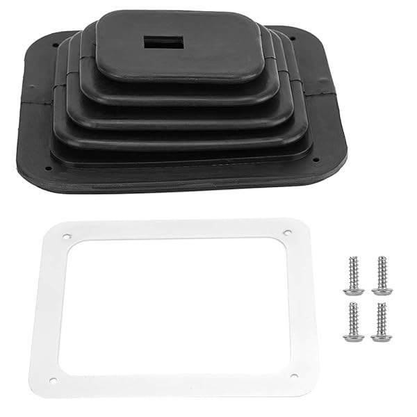 Qiilu Premium Shifter Boot Cover for Manual Cars | Durable Rubber Gear Shift Dust Cover Replacement