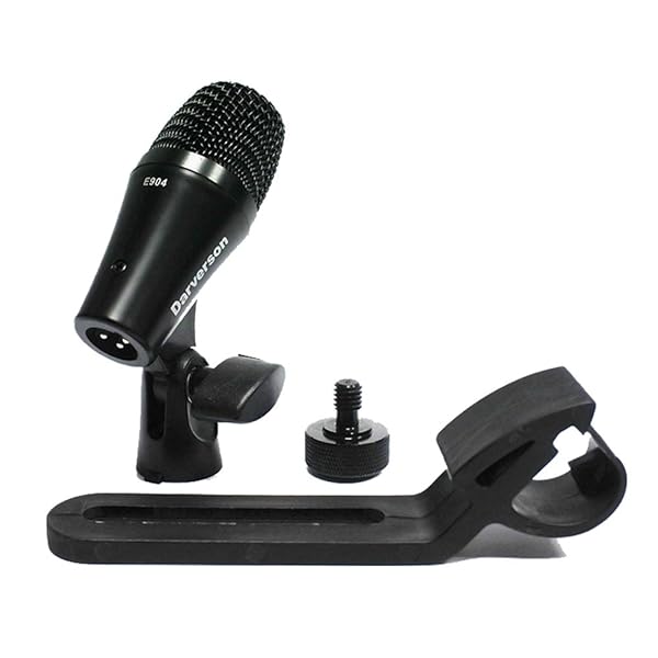 darverson Darverson Cardioid Dynamic Tom Drum Microphone with Fixed Holder Mount and XLR Output for Professional Sound Quality - View 2 of 5