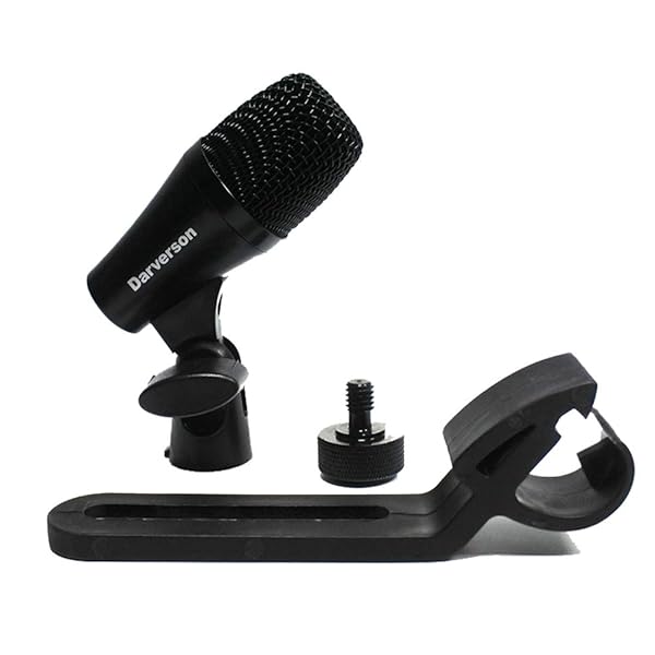 darverson Darverson Cardioid Dynamic Tom Drum Microphone with Fixed Holder Mount and XLR Output for Professional Sound Quality - View 5 of 5