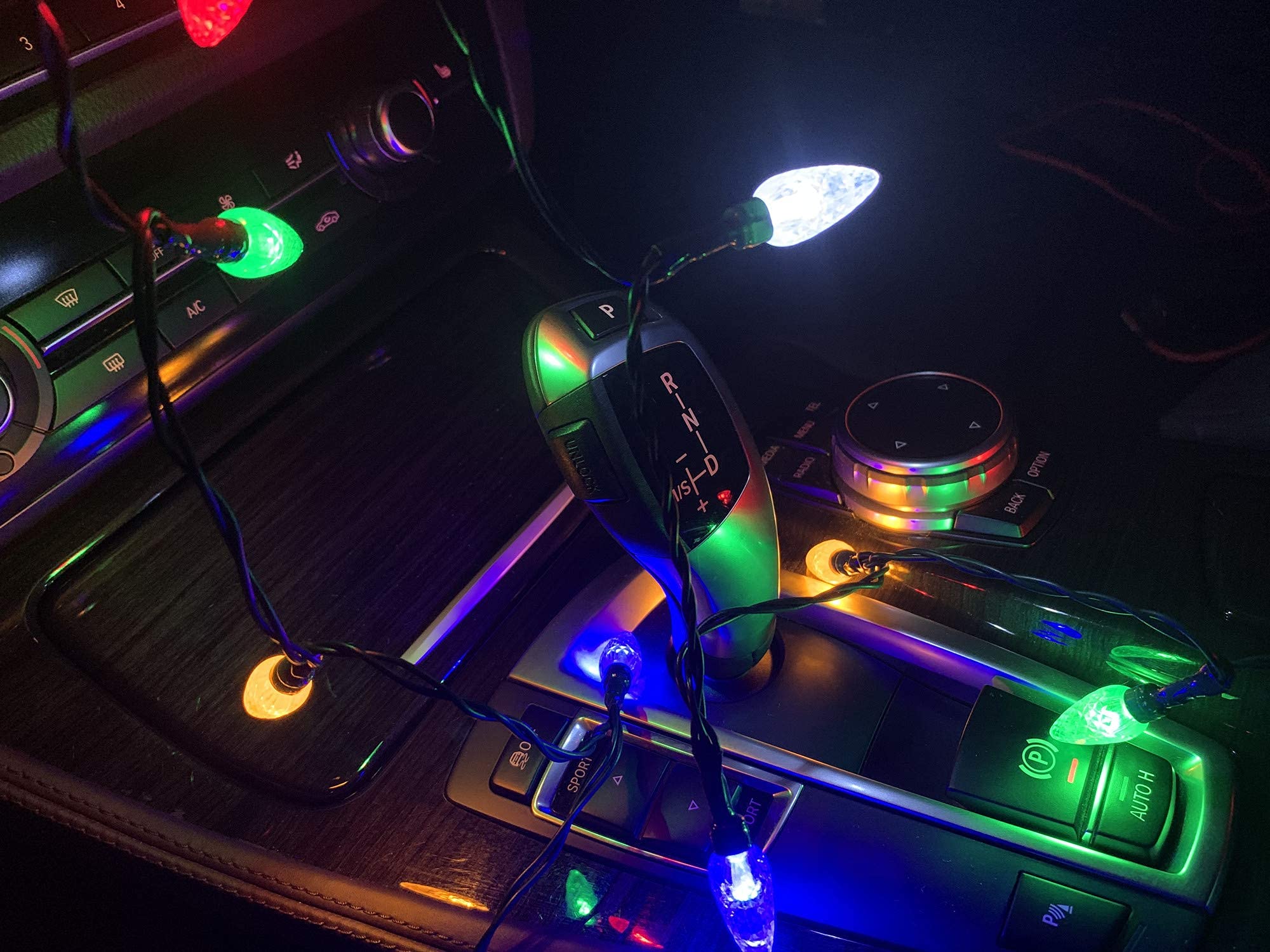 YAGE Tale LED Christmas Light Phone Charger Cord USB 50inch 10LED Multicolor Bulbs Compatible with iPhone Models 2pcs - View 3 of 9