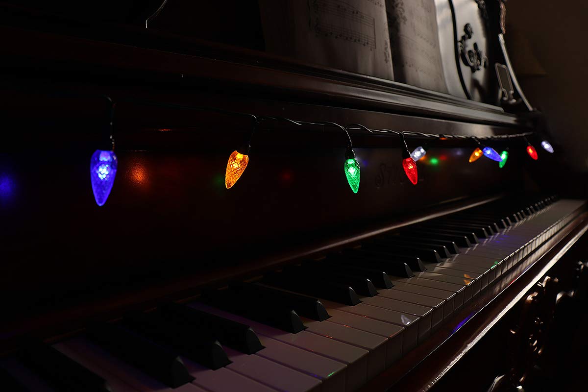 YAGE Tale LED Christmas Light Phone Charger Cord USB 50inch 10LED Multicolor Bulbs Compatible with iPhone Models 2pcs - View 5 of 9