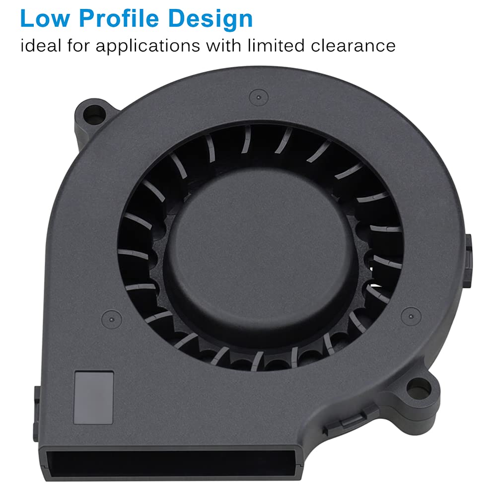 GDSTIME 75mm Blower Fan 2PIN 75mm x 15mm Cooling Fan 5V DC Brushless Cooler for Efficient Airflow and Heat Dissipation - View 4 of 8