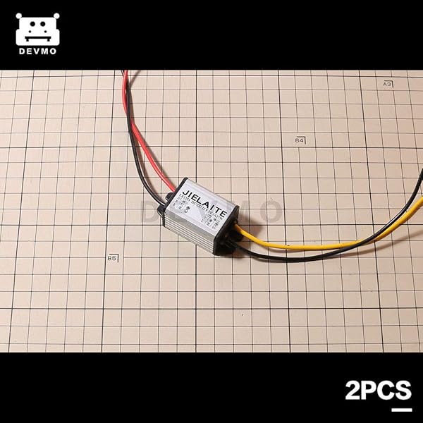 DEVMO DEVMO 2PCS Waterproof DC-DC Converter 12V to 5V USB Power Supply Module 3A 15W for Efficient Power Solutions - View 2 of 3