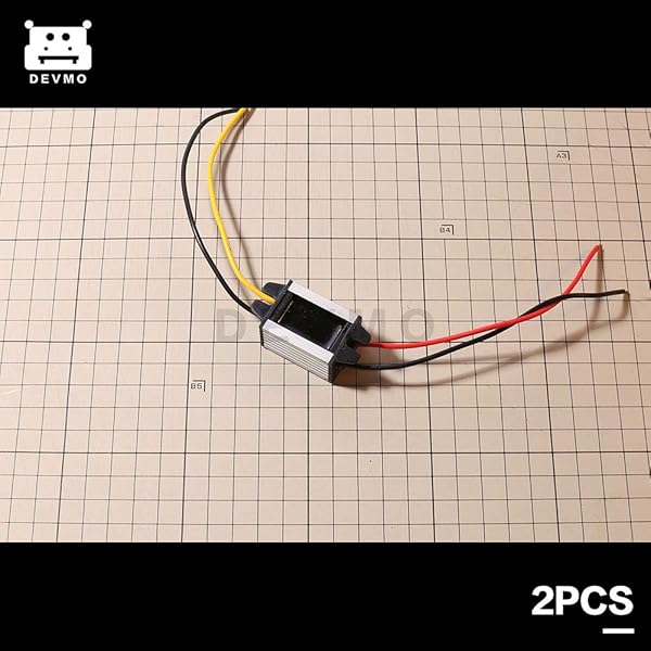 DEVMO DEVMO 2PCS Waterproof DC-DC Converter 12V to 5V USB Power Supply Module 3A 15W for Efficient Power Solutions - View 3 of 3