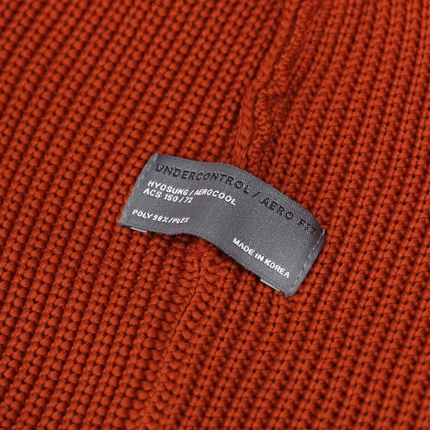 UNDERCONTROL Undercontrol Aerocool Summer Beanie Lightweight Cooling Hat for Men Women Unisex Made in Korea Orange - View 6 of 9