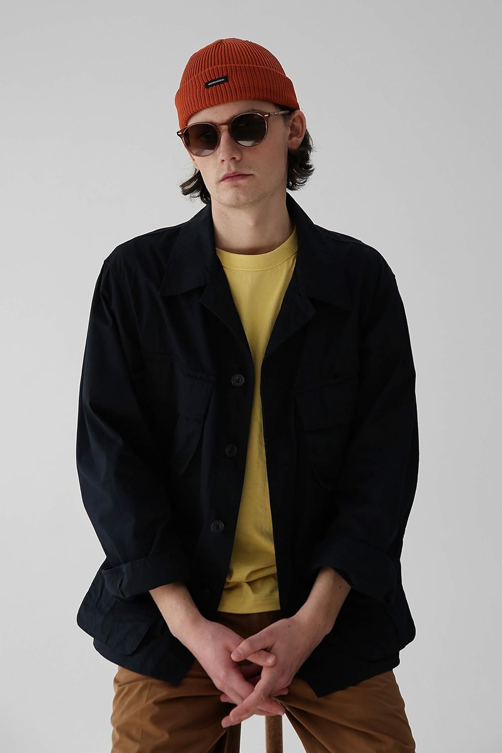 UNDERCONTROL Undercontrol Aerocool Summer Beanie Lightweight Cooling Hat for Men Women Unisex Made in Korea Orange - View 9 of 9