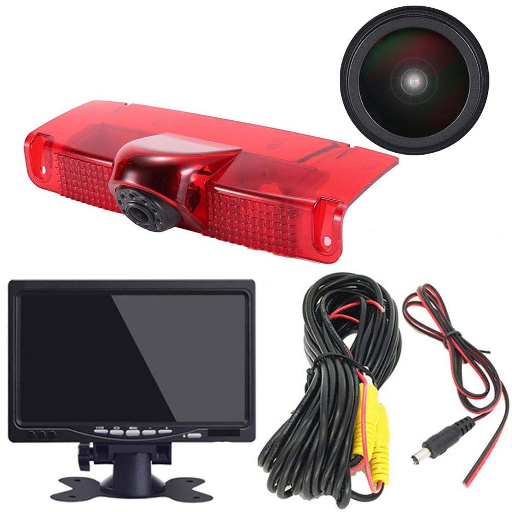 Navinio Navinio New Version Car Roof Top Brake Lamp Camera with 7 Inch LCD Monitor for Chevrolet Express GMC Savana Explorer Vans Cargo - View 2 of 8