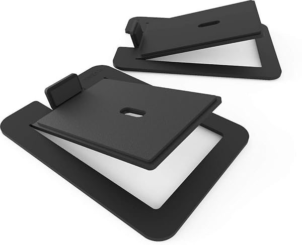 Kanto Kanto S6 Black Desktop Speaker Stands for Enhanced Audio Experience and Stylish Home Setup - View 3 of 3