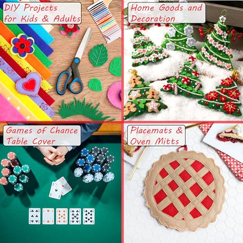 Barcelonetta Barcelonetta Felt Fabric 72 Inch Wide 1.6mm Thick Acrylic Soft Felt by The Yard for DIY Crafts Projects Sewing Black 1 Yard - View 4 of 6