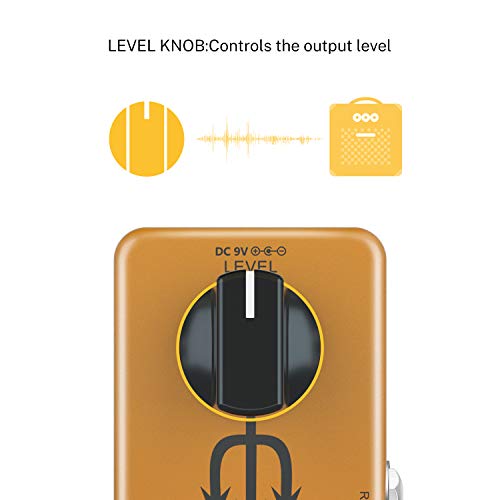 Donner Donner Amp Attenuator Pedal EMO AMP Box Controller Signal Converter Guitar Effect Pedal with Mute Footswitch for Enhanced Sound Control - View 2 of 7