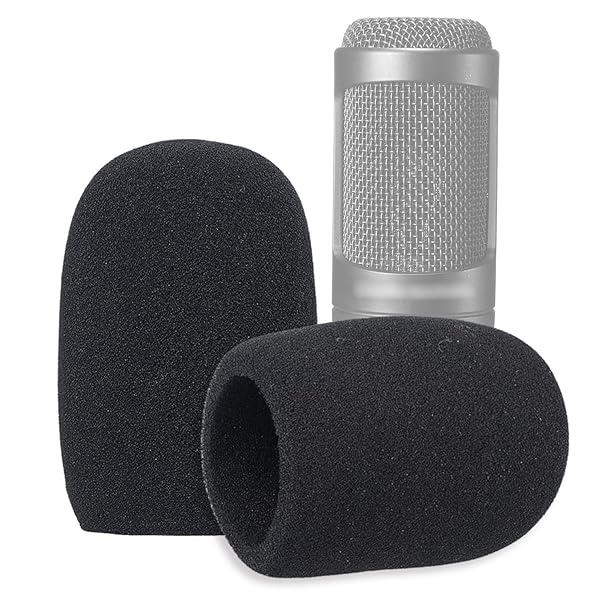 SUNMON Buy SUNMON Windscreen Foam Cover for Audiotechnica AT2020 - 2 Pack Pop Filter for Studio Microphones