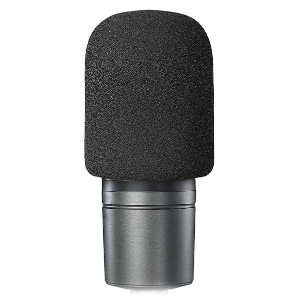 SUNMON Buy SUNMON Windscreen Foam Cover for Audio-Technica AT2020 & Compatible Microphones - Black Pop Filter