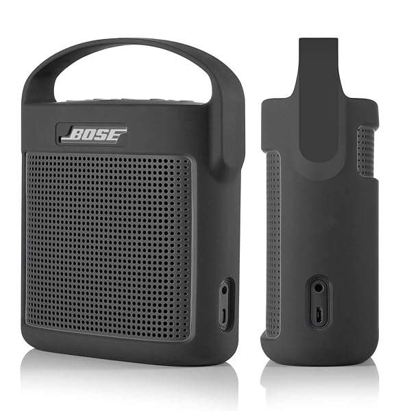 TXEsign TXEsign Silicone Stand Up Case for Bose SoundLink Color II - Durable, Protective, with Handle - Dark Gray - View 3 of 9
