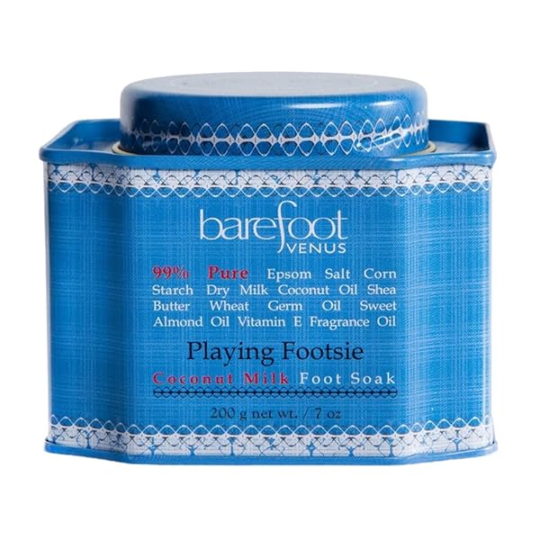 Barefoot Venus Barefoot Venus Playing Footsie Natural Coconut Milk Foot Soak Epsom Salt 200 Grams for Relaxation and Pampering