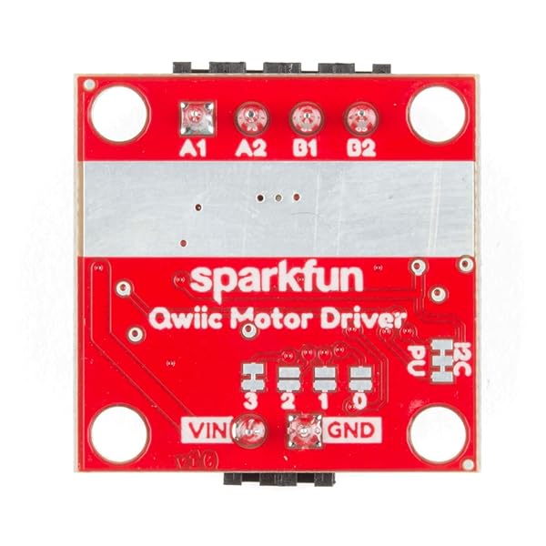 SparkFun SparkFun Qwiic Motor Driver I2C Plug and Play Breakout for Small DC Motors with 1.2A Steady State Drive and 127 Levels of Strength - View 3 of 8