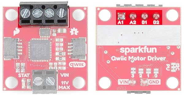 SparkFun SparkFun Qwiic Motor Driver I2C Plug and Play Breakout for Small DC Motors with 1.2A Steady State Drive and 127 Levels of Strength - View 6 of 8