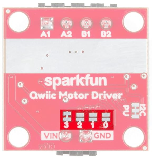 SparkFun SparkFun Qwiic Motor Driver I2C Plug and Play Breakout for Small DC Motors with 1.2A Steady State Drive and 127 Levels of Strength - View 7 of 8