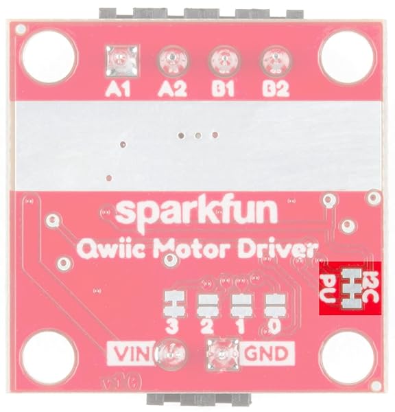 SparkFun SparkFun Qwiic Motor Driver I2C Plug and Play Breakout for Small DC Motors with 1.2A Steady State Drive and 127 Levels of Strength - View 8 of 8