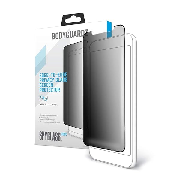 BodyGuardz BodyGuardz Spyglass Edge Privacy Screen Protector for iPhone 11 Pro Max Extreme Edge-to-Edge Impact and Scratch Protection