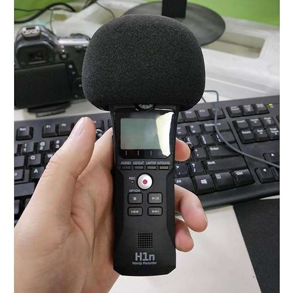 SUNMON Buy SUNMON Windscreen Foam for Zoom H1n & H1 Recorder - 2 PCS Windshield Pop Filter for Clear Audio - View 9 of 9