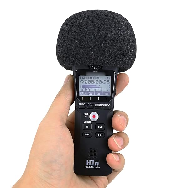 SUNMON Enhance Your Audio: SUNMON Zoom H1n & H1 Foam Pop Filter & Windscreen Muff - 2 Pack for Indoor/Outdoor Use - View 5 of 7