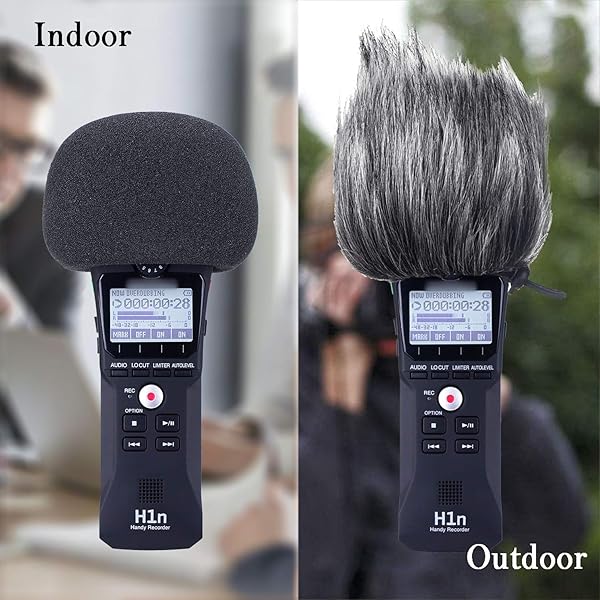 SUNMON Enhance Your Audio: SUNMON Zoom H1n & H1 Foam Pop Filter & Windscreen Muff - 2 Pack for Indoor/Outdoor Use - View 7 of 7
