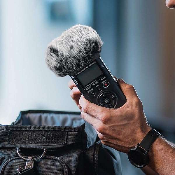 SUNMON Best Microphone Windscreen for Tascam DR-40X | SUNMON Furry Cover for Clear Recording - View 9 of 9