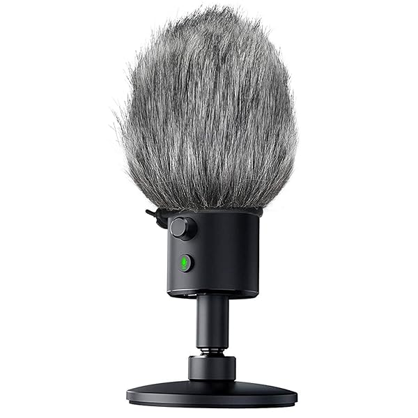 SUNMON SUNMON Razer Seiren X Furry Windscreen Muff Mic Pop Filter Wind Cover for Razer Seiren X USB Condenser Streaming Microphone - View 3 of 7