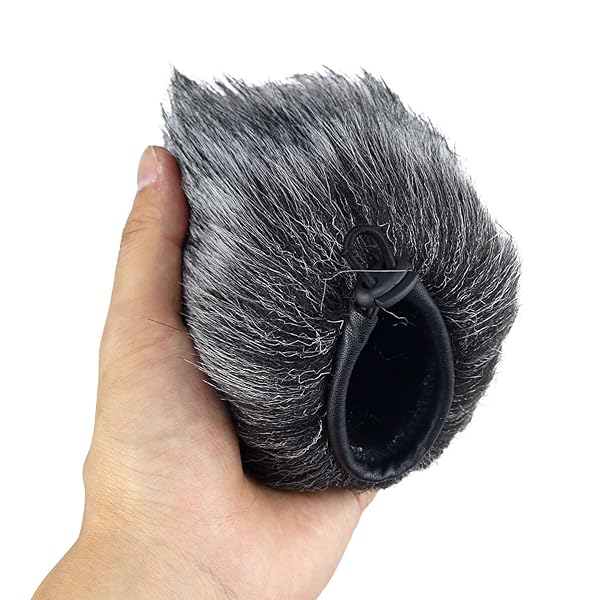 SUNMON SUNMON Razer Seiren X Furry Windscreen Muff Mic Pop Filter Wind Cover for Razer Seiren X USB Condenser Streaming Microphone - View 6 of 7