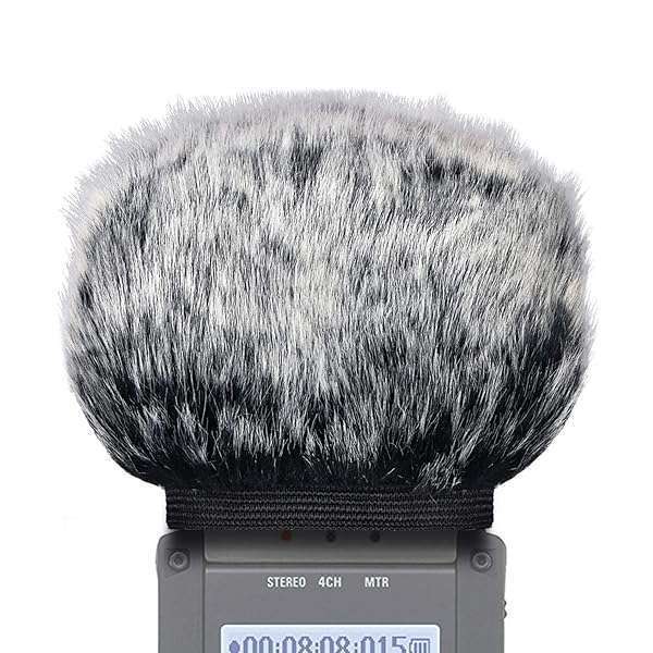 SUNMON Best SUNMON Microphone Windscreen Muff for Zoom H4N Pro - Outdoor Windshield & Pop Filter for Clear Audio